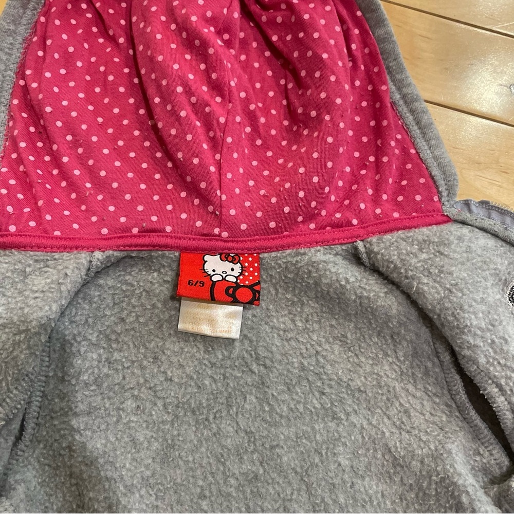 Girls Hello Kitty zip up - Picture 4 of 6